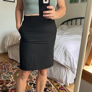 Gucci Authentic Black Wool Skirt 40